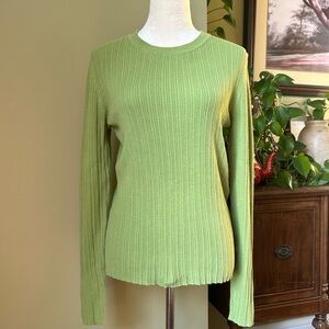 Merona Green Long Sleeve Sweater Top